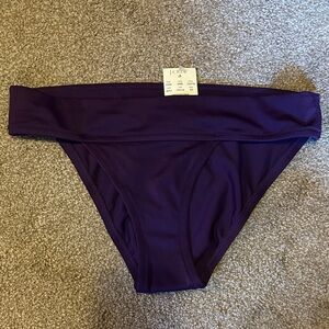 J. Crew Women's Deep Purple Bikini Bottom Sz XS